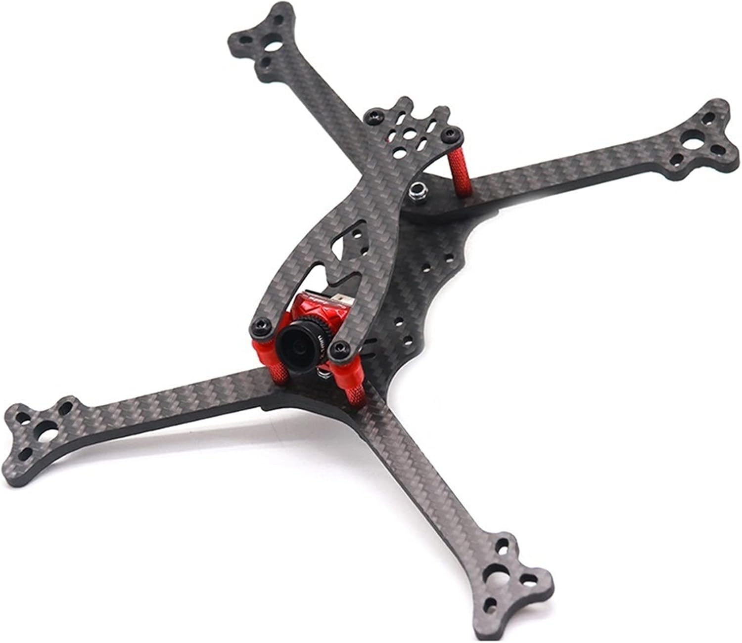 VLIZO for TCMMRC FPV Drone Frame Kit Carbon Fiber Flame 210 210mm 5 Inch 5mm Arm with 3D Printed Parts Drone Rack for FPV Racing Drone Quadcopter Rack Accessories Parts (Color : Frame Kit)