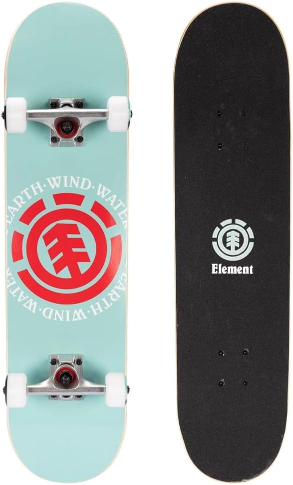 Element Popsicle Skateboard Mint 31" Standard Skateboard with 5" Aluminum Trucks, 9-Layer NE Maple Deck - Perfect for Kids, Teens, and Adults of All Experience Levels