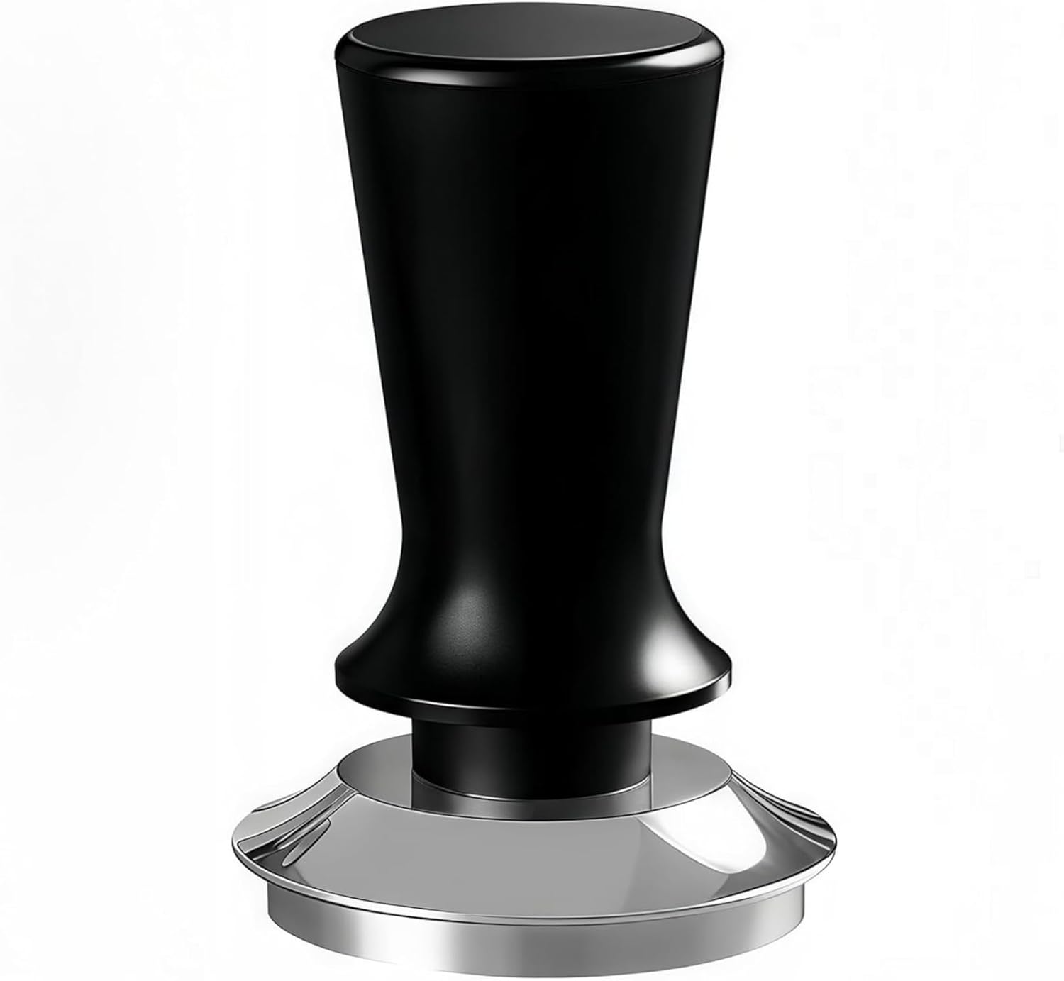 Coffee Tamper 58mm - Professional Stainless Steel Espresso Tamper for 58mm Portafilter, Heavy Duty Barista Hand Tamper with Non-Slip Grip