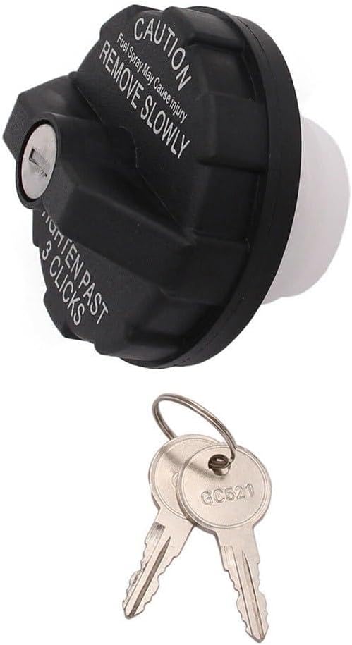 ZiStarlilife Locking Fuel Gas Cap With Keys For Jeep For Wrangler TJ 1997-2000, YJ 1991-1995,For Cherokee XJ 1984-1999,For Grand For Cherokee ZJ, Compatible With OEM 82400041
