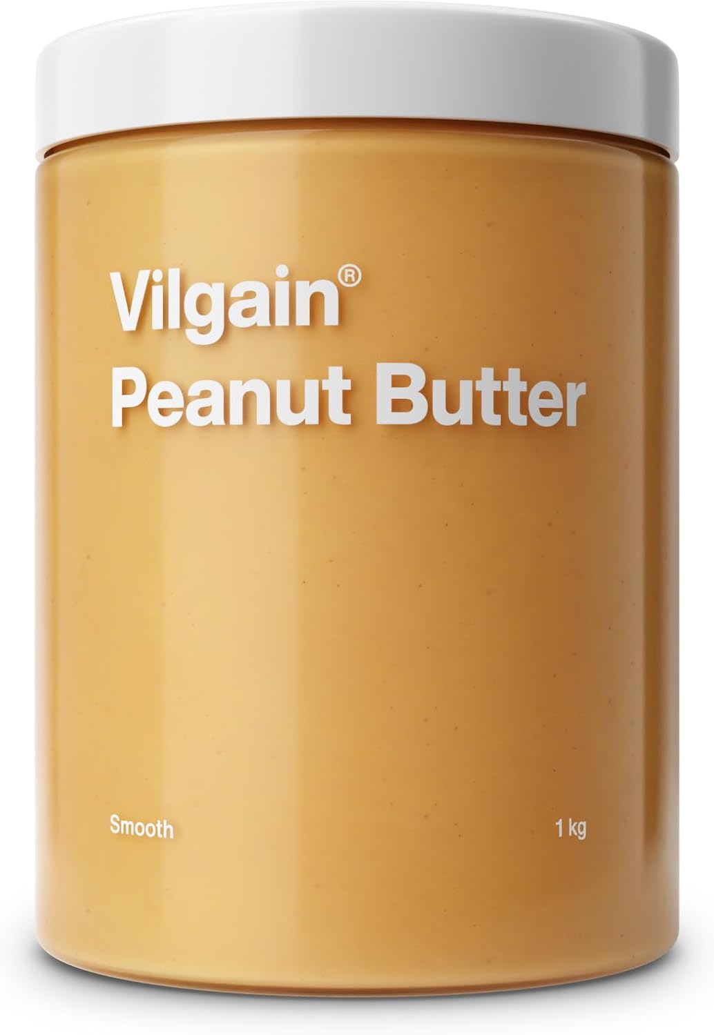 Vilgain Organic Peanut Butter 1kg – Fine Peanuts, 100% Natural, No Sugar & Palm Oil, Smooth Texture, Vegan, High in Protein & Vitamins, Organic Quality, Intense Flavor for Snacks, Smoothies & Baking