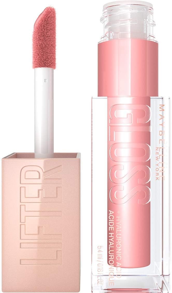 Maybelline New York Lifter Gloss, Plumping & Hydrating Lip Gloss with Hyaluronic Acid, 5.4 ml, Shade: 006, Reef