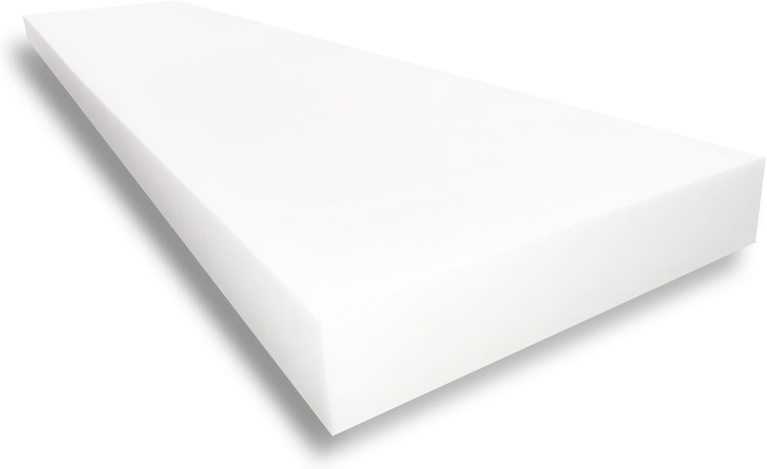 FoamTouch 1" x 24" x 72" Cushion and Upholstery Foam, White