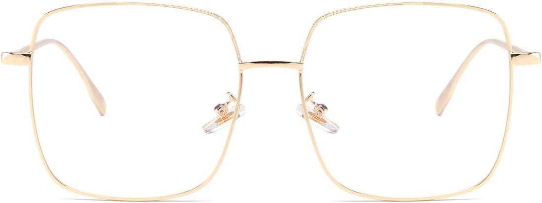 Dollger Blue Light Blocking Glasses women Anti Glare UV Filter Computer Gaming Glasses Retro matal square Eyeglasses Frame