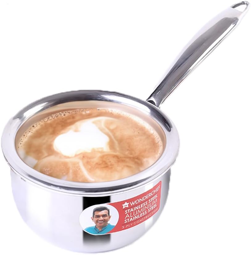 Wonderchef Nigella Triply Sauce Pan 14 cm