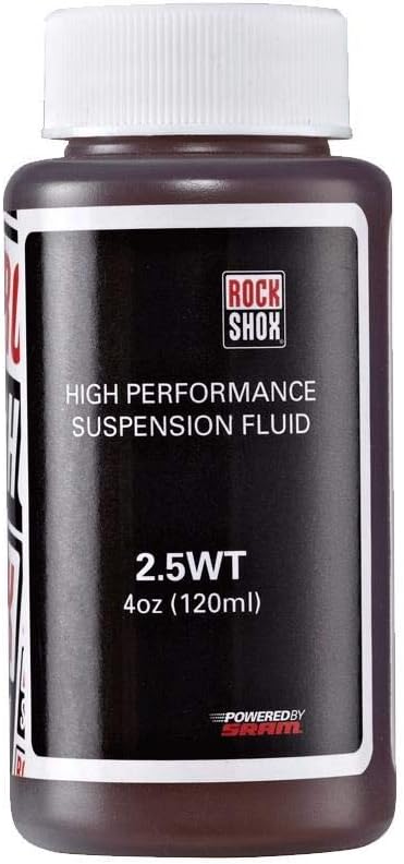 RockShox Suspension Oil, 2.5 wt, Bottle - 120 ml, Grey