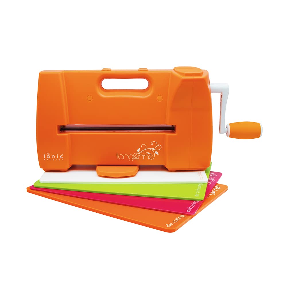 Tonic studios Tangerine A4 die cutting machine set with plates