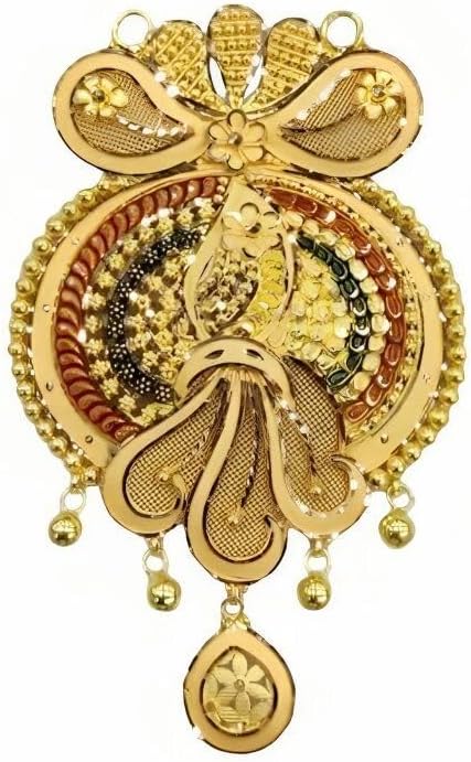 22K/18K Real Certified Fine Yellow Gold Classy Mangalsutra Pendant