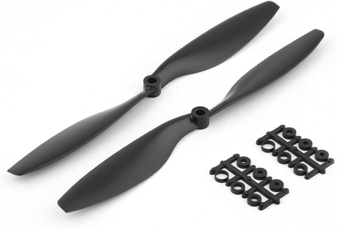 Milisten Black Propeller Props for Quadcopter Hard Design Lightweight and Efficient for Rc Multirotors and Drones