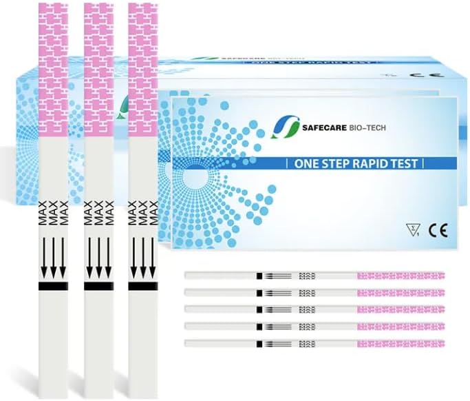 Ovulation Test Strips 25mIU/mL Tests 3.5mm One Step Rapid Test (10)