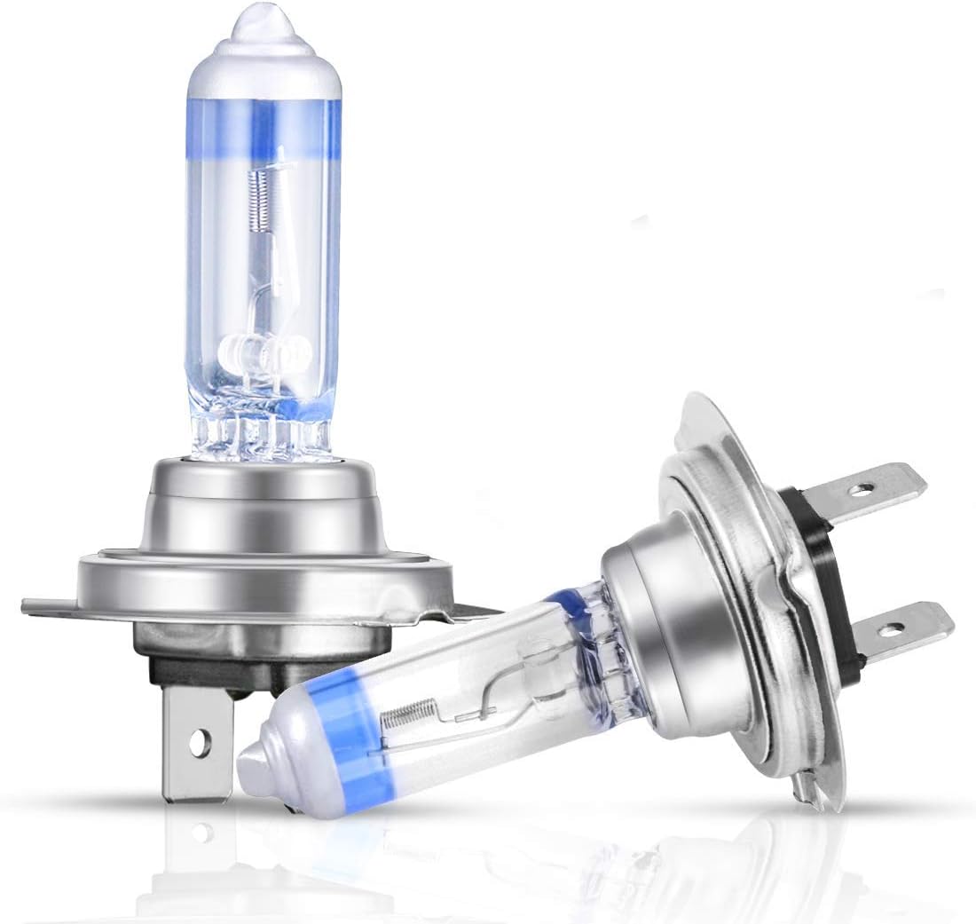 2 x H7 Upgraded Version 12V/55W Headlight Bulbs, Bright and High Penetration, H7 Halogen Headlamp Night Brighter Halogen Headlight