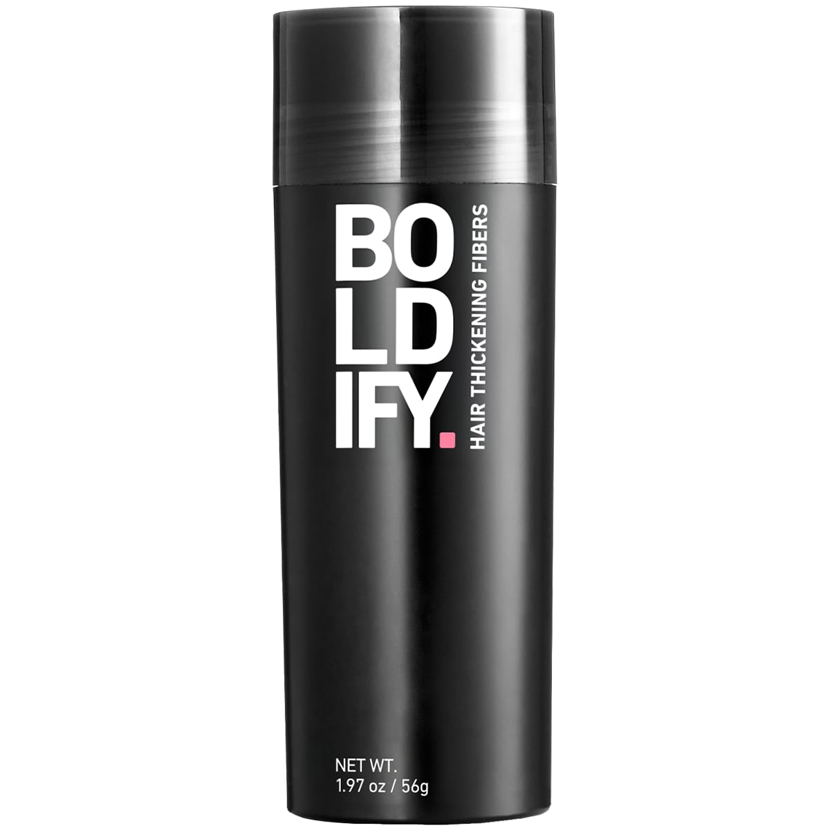 BOLDIFY Hair Fibers (56g) - Fill In Thinning and Fine Hair for an Instantly Fuller, Thicker Look - 14 Shades for Women & Men - Black