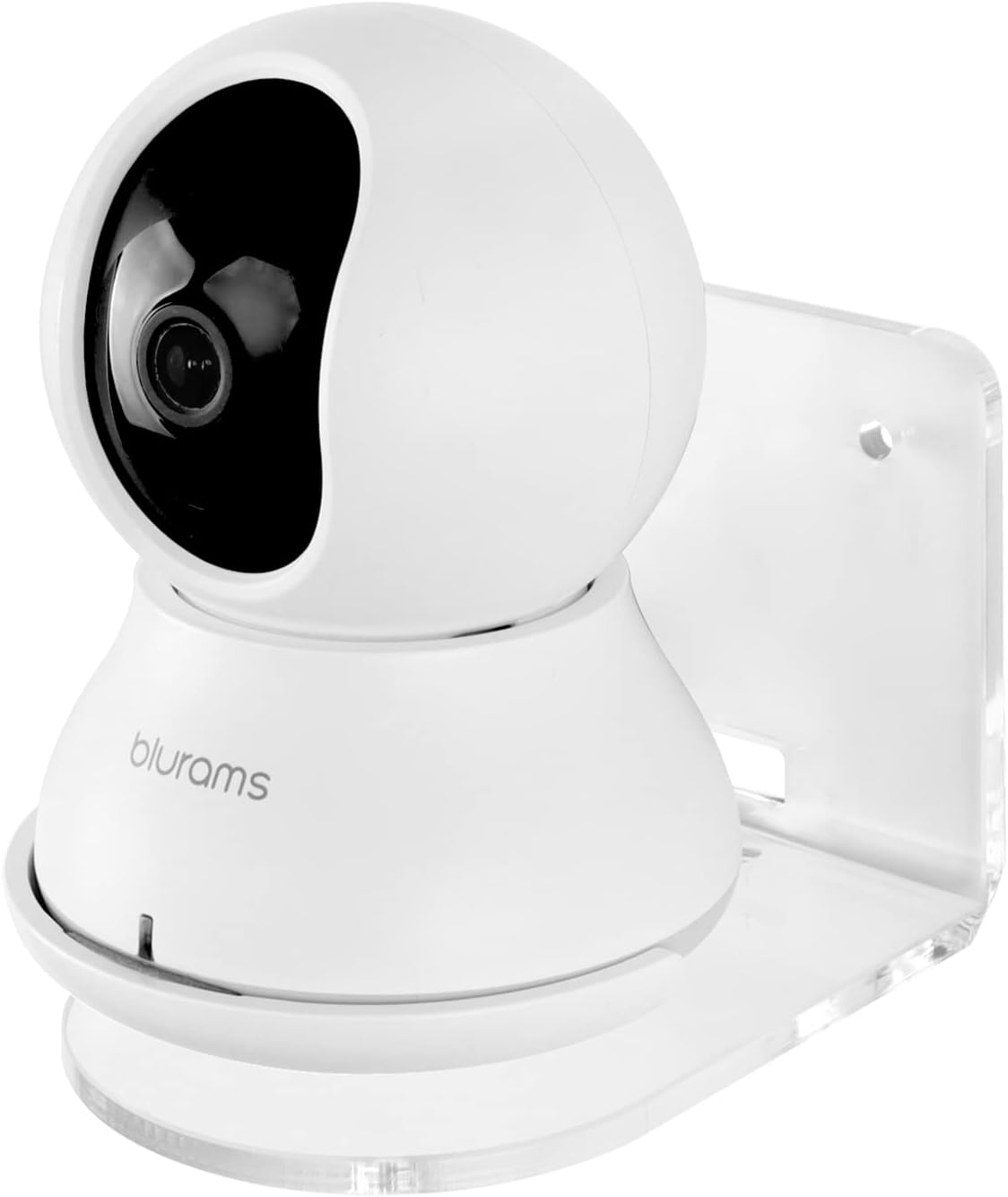 HOLACA Acrylic Wall Mount for Blurams Security Camera Indoor 2K, Stand Holder Bracket Accessories Compatible with Blurams Pet Camera WiFi Home Camera (NOT Included Camera, Pack of 1)