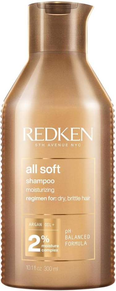 REDKEN Shampoo, For Dry Hair, Argan Oil, Intense Softness and Shine, All Soft