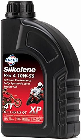 Fuchs Engine Oil Silkolene Pro 4 10W-50 XP 1 Litre (Engine Oil 4T) /