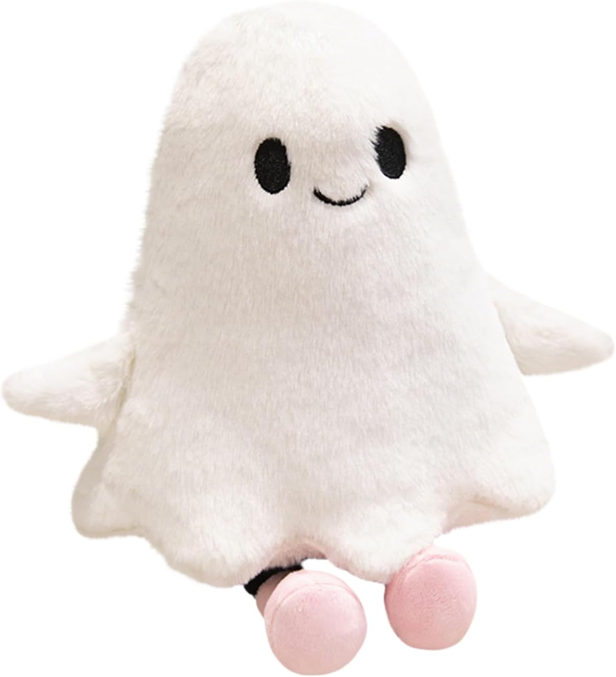 Halloween Ghost Plush Toy, 11.8" Cute White Ghost Stuffed Pillow, Spooky Ghosts Soft Cushion, for Bed Sofa Halloween Decorations