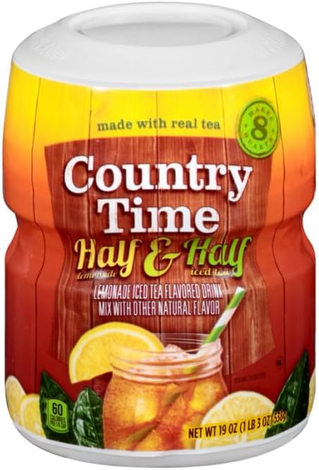 Country Time Half and Half Lemonade Tea Drink Mix - 19oz (538g)
