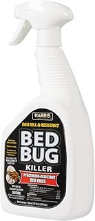 HARRIS White Label Bed Bug Killer, Liquid Spray with Odorless and Non-Staining Extended Residual Kill Formula (32oz)