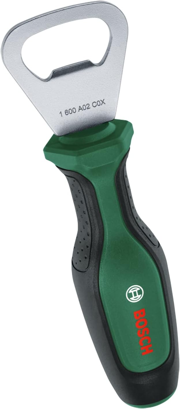 Bosch Bottle Opener (Sturdy and Long-Lasting Bottle Opener for the Workshop, Hobby Room and Kitchen; Ergonomic Screwdriver Handle with Softgrip)