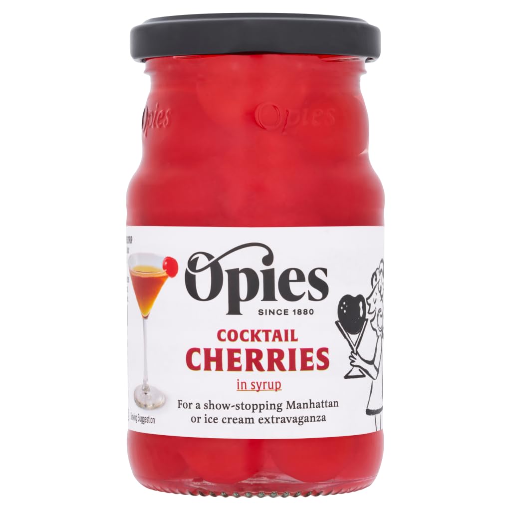 Opies Cocktail Cherries, Maraschino, 225g