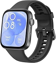 HUAWEI Watch FIT 3，1.82" AMOLED Display ，Ultra-Slim Design，All-Round Fitness Management，Comprehensive Health Managment，Durable Battery Life，Compatible with iOS & Android, Black