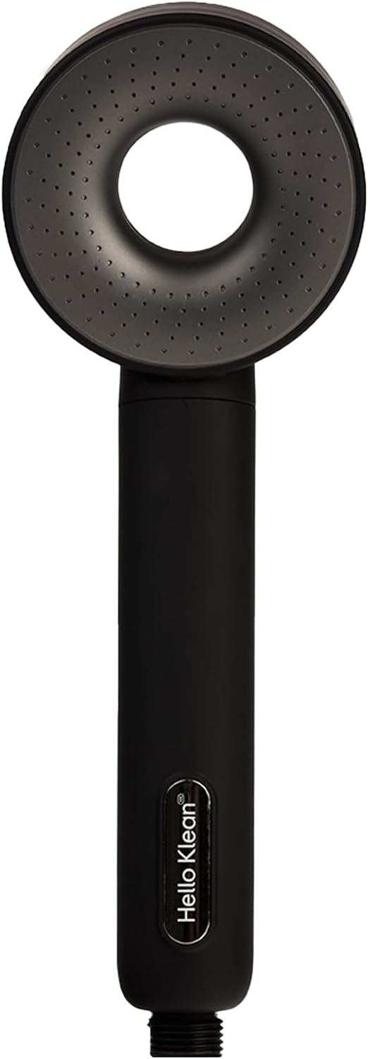 Hello Klean Hard Water Shower Head Filter in Black