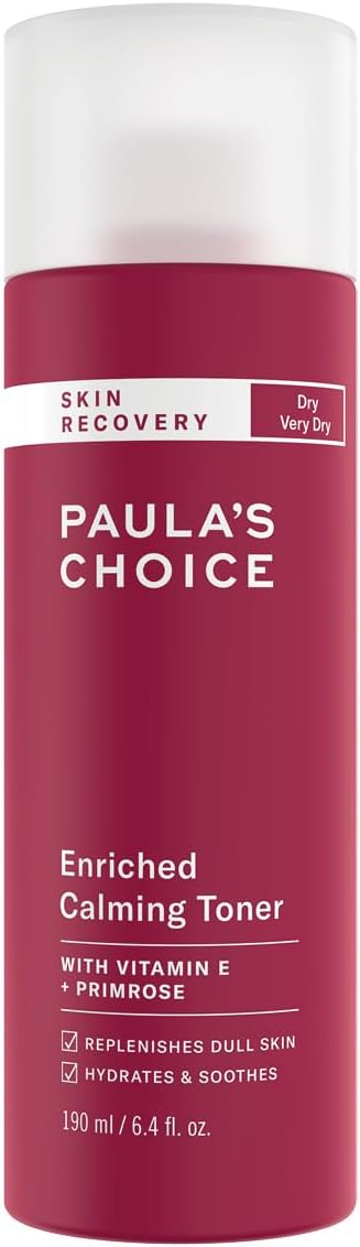 Paula's Choice Skin Recovery Toner - Milky Toner Soothes and Replenishes - Helps Reduce Redness - with Antioxidants - Normal to Dry & Sensitive Skin - 190 ml