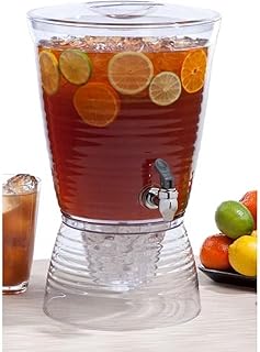 CreativeWare Bark Beverage Dispenser, 2.5 Gallon, Clear, (Pack of 1)