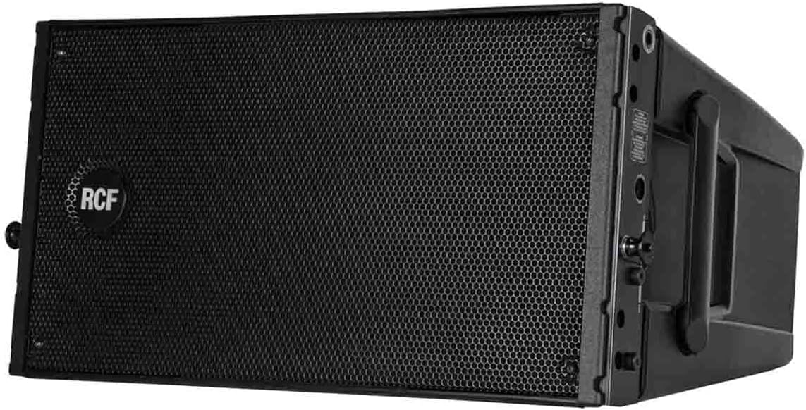 RCF HDL10A 1400W Line Array Module, 65Hz-20kHz Frequency Response, 133dB Maximum SPL, 100-15 deg. Coverage Angle, 2x 8.0" Woofer, 2.0" Compression Driver