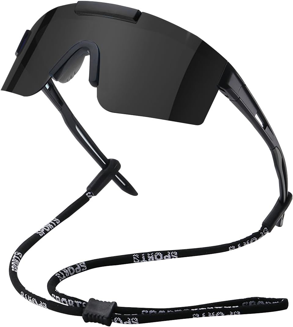 FDEETY Polarised Sports Sunglasses Cycling Goggles UV400 Protection Bike Eyewear for Outdoor Activities Running Climbing Running Fishing Golf Adults Unisex