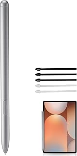 Galaxy Tab S10+/S10 Ultra Stylus Pen Replacement for Samsung Galaxy Tab S10+/S10 Ultra S Pen, Tab S10+/S10 Ultra S Pen for Samsung Galaxy Tab S10+/S10 Ultra Stylus Pen+5 Tips(WithoutBluetooth, Silver)