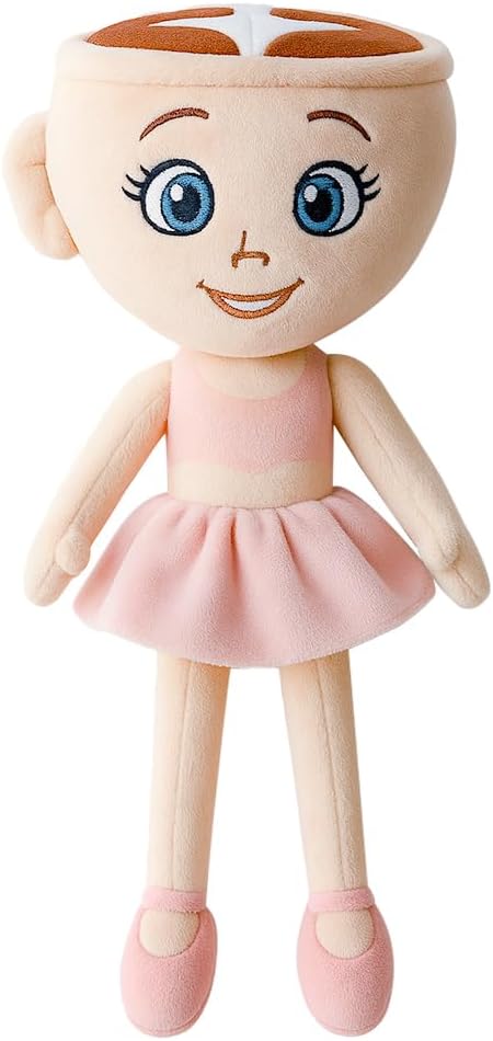 Italian Brainrot Toy Tralalero Tralala Plush Shark Plush for Kids & Adults Emotional Support Plushie Cute Plushies Gifts for Fans Toy Girls Boys Birthday Present. (Ballerina Cappuccina)