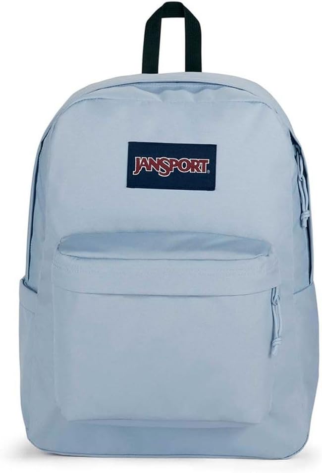 JanSport SuperBreak Plus Backpack with Padded 15-inch Laptop Sleeve and Integrated Bottle Pocket - Spacious and Durable Daypack for Work and Travel - Blue Dusk