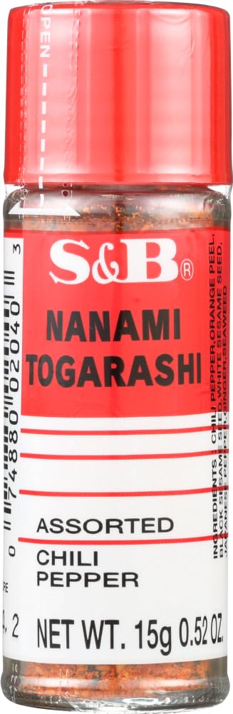 [ 2 Packs ] S&B Nanami ( shichimi ) Togarashi Assorted Chili Pepper 0.52 Oz