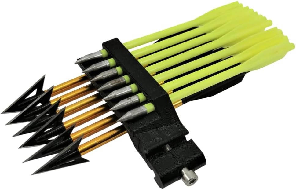 CROSSBOW PICATINNY BOLT HOLDER : Black (7+6 RIGHT)