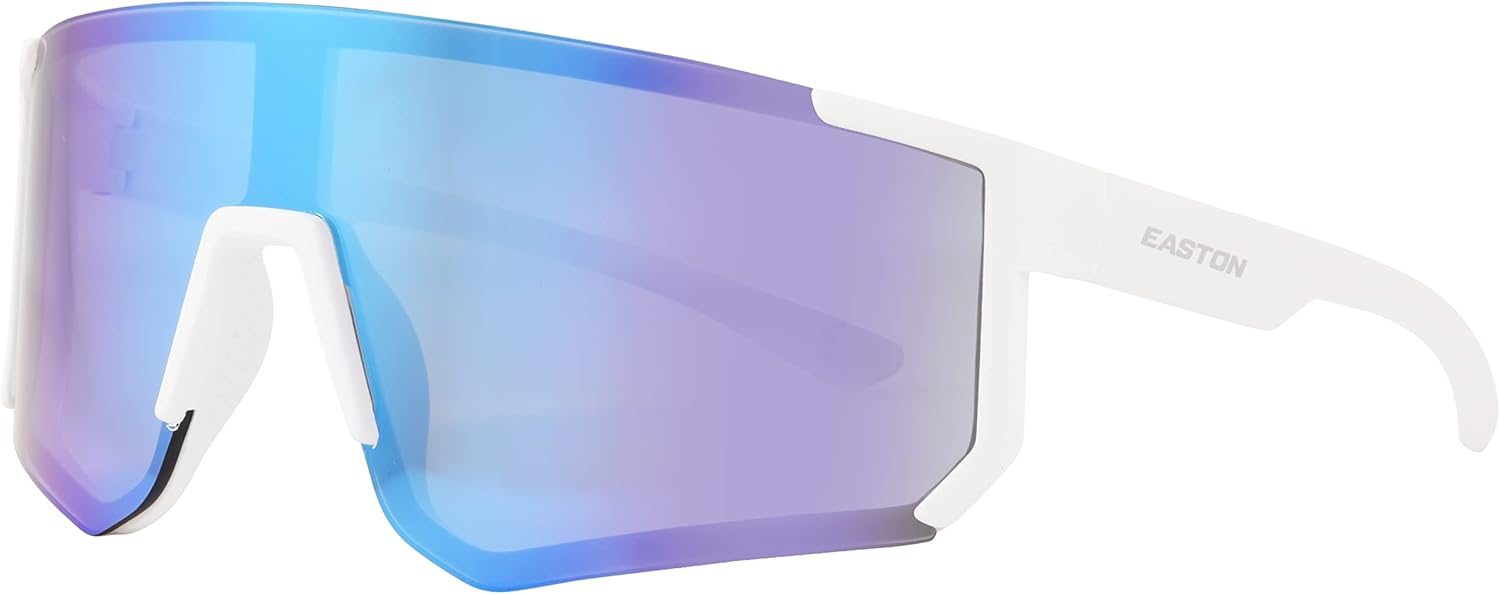 Easton Hype Shield Sports Sunglasses, White, 128 mm