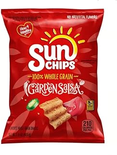 SunChip Garden Salsa Flavored Multigrain Snacks, 1.5 Ounce (Pack of 16)