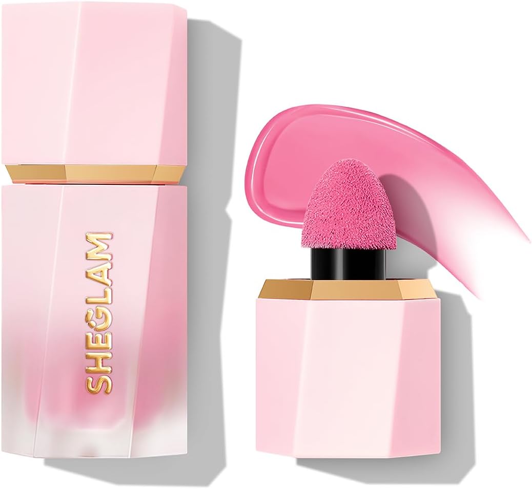 SHEGLAM Color Bloom Liquid Blush Makeup for Cheeks Matte Finish - Petal Talk