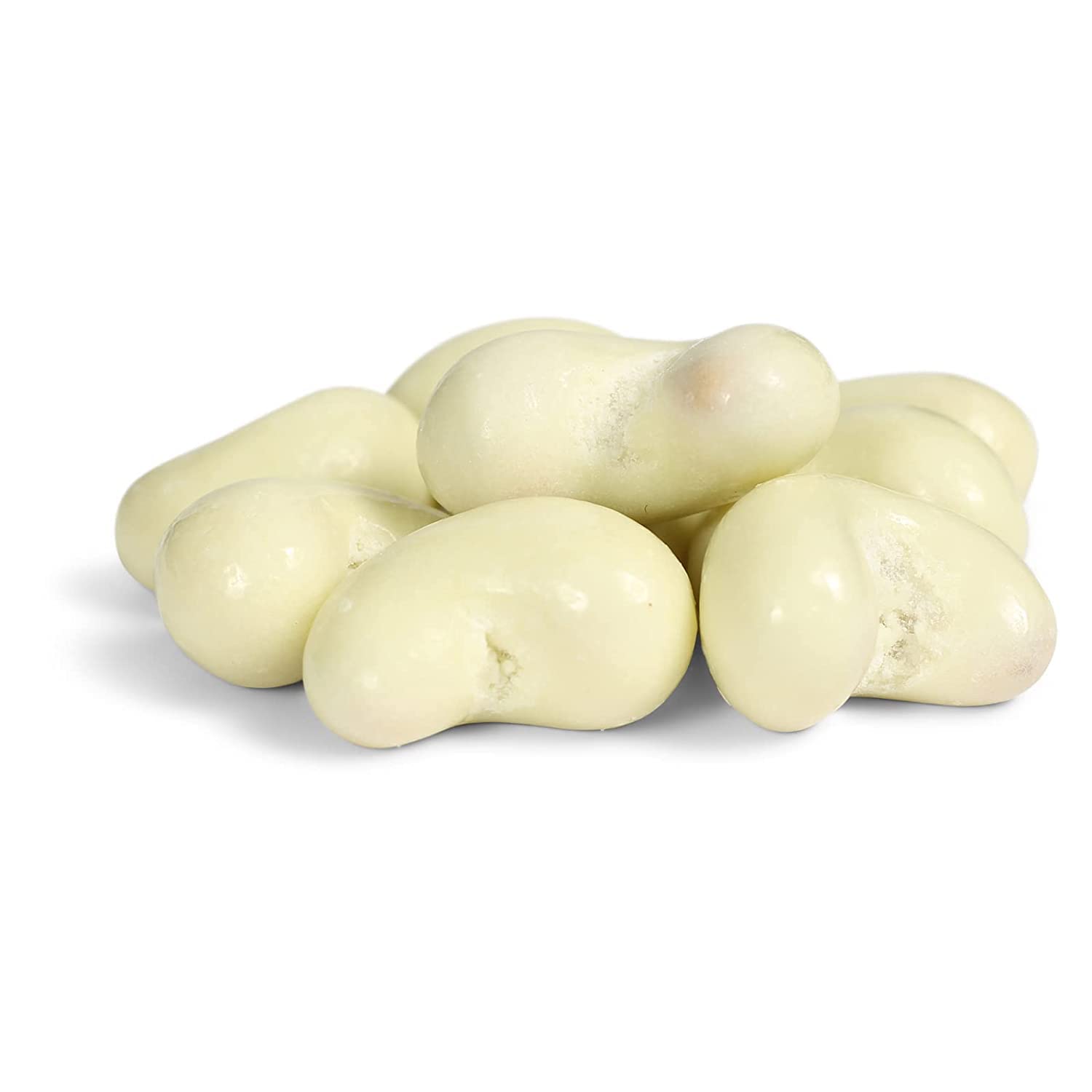 Gourmet White Chocolate Covered Cashews by Its Delish, 1 lb (16 Oz) Bulk Bag | White Milk Chocolate Coated Cashew Nuts, Kosher Dairy