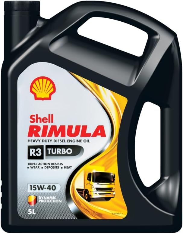 Shell Rimula R3 Turbo 15W-40 Heavy Duty Diesel Engine Oil 5 Litre 5L