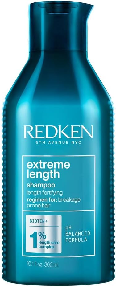 REDKEN Shampoo, Biotin, For Longer, Stronger Hair, Extreme Length
