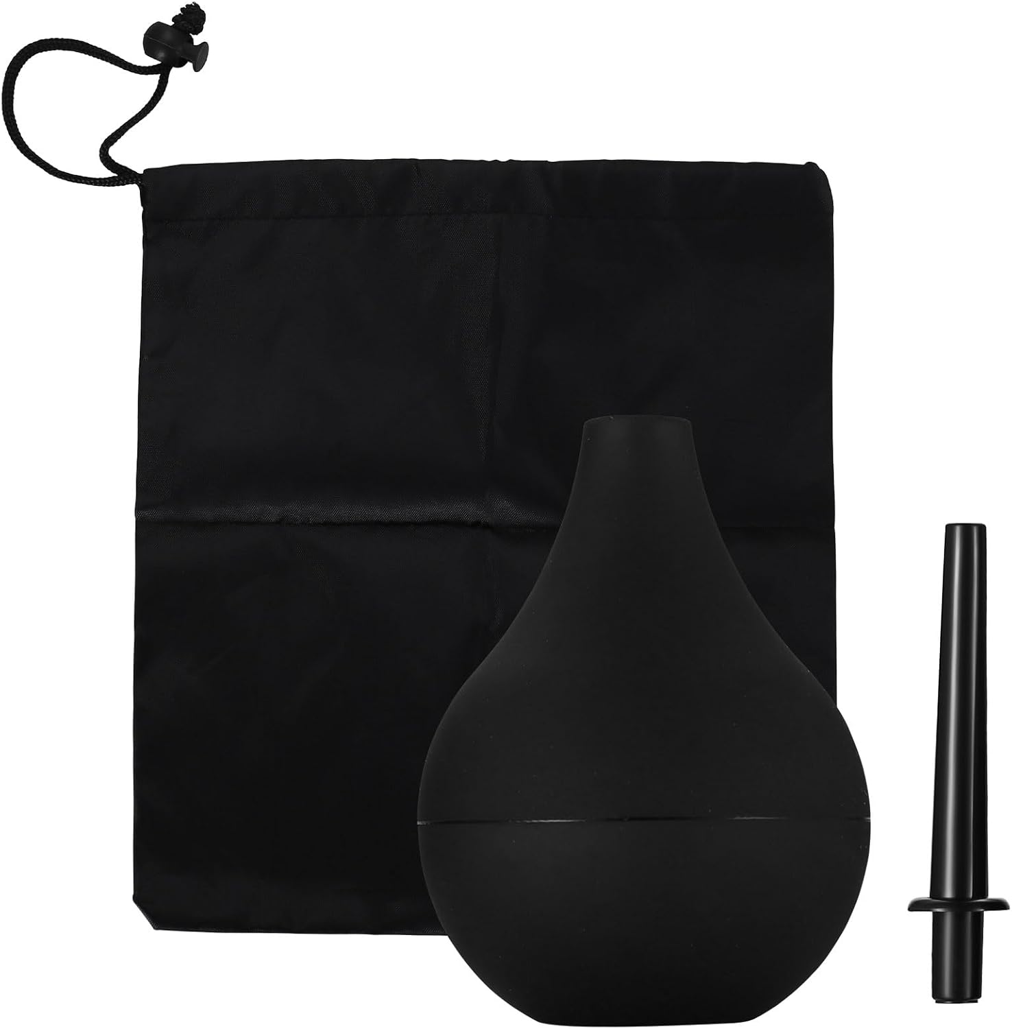 XxinXrongEnema Bulb Kit, Enema Bulb Douche for Men & Women, 160ML Silicone Douche Bulb Enema Kit Slim Nozzle Douche, Comfortable Washing Cleaning Enema Douche Kit