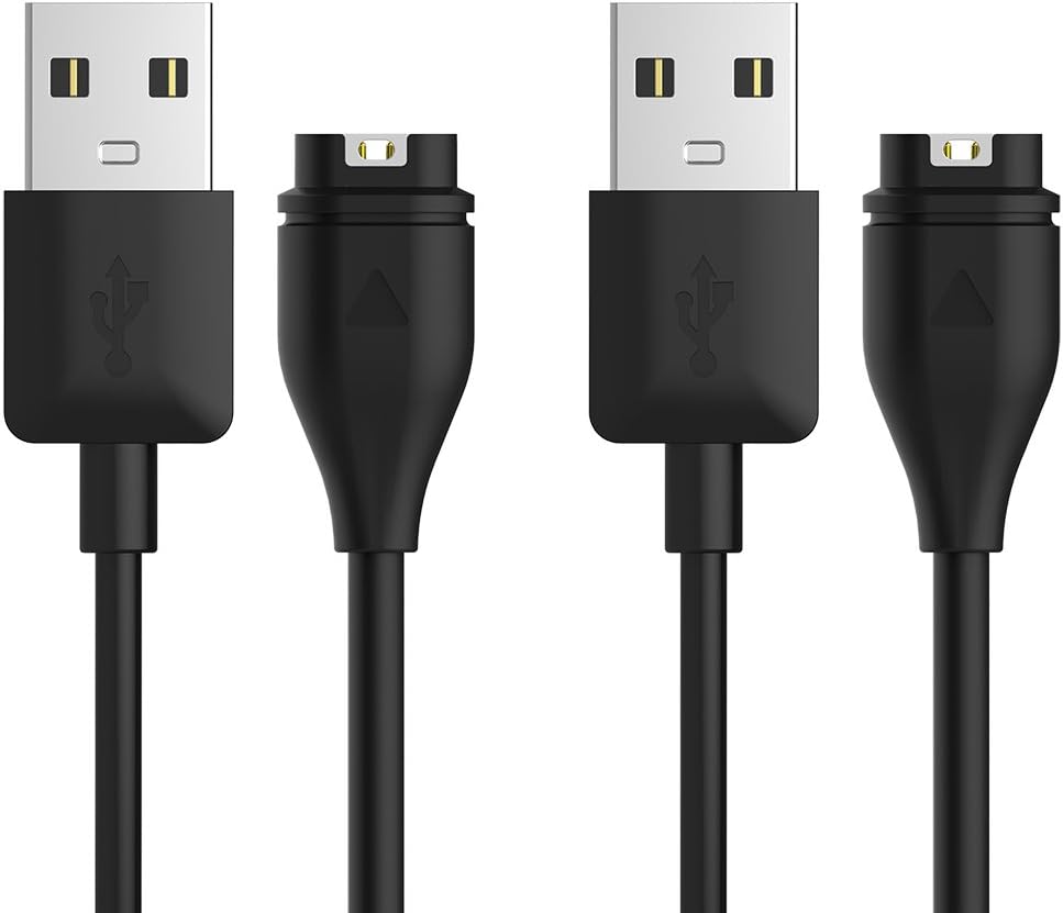 TUSITA Charger Cable Compatible with Garmin Fenix 7 7S 7X 6 6S 6X Pro 5 5S 5X Plus,Epix 2,Forerunner 745 935 945 45 45S 245,Approach S10 S40 S60,Vivoactive 3 4 4S,Vivomove 3 3S,Instinct,Venu 2 2S Sq