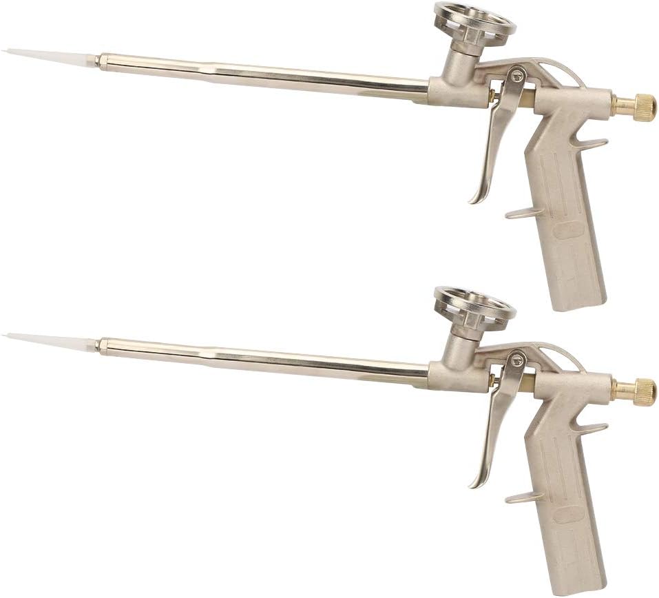 2Pc Aluminum Alloy Spray, Chemtron Spray Foam Gun Foam Expanding Gun Filling Sealing Dispenser Gun Insulation Applicator