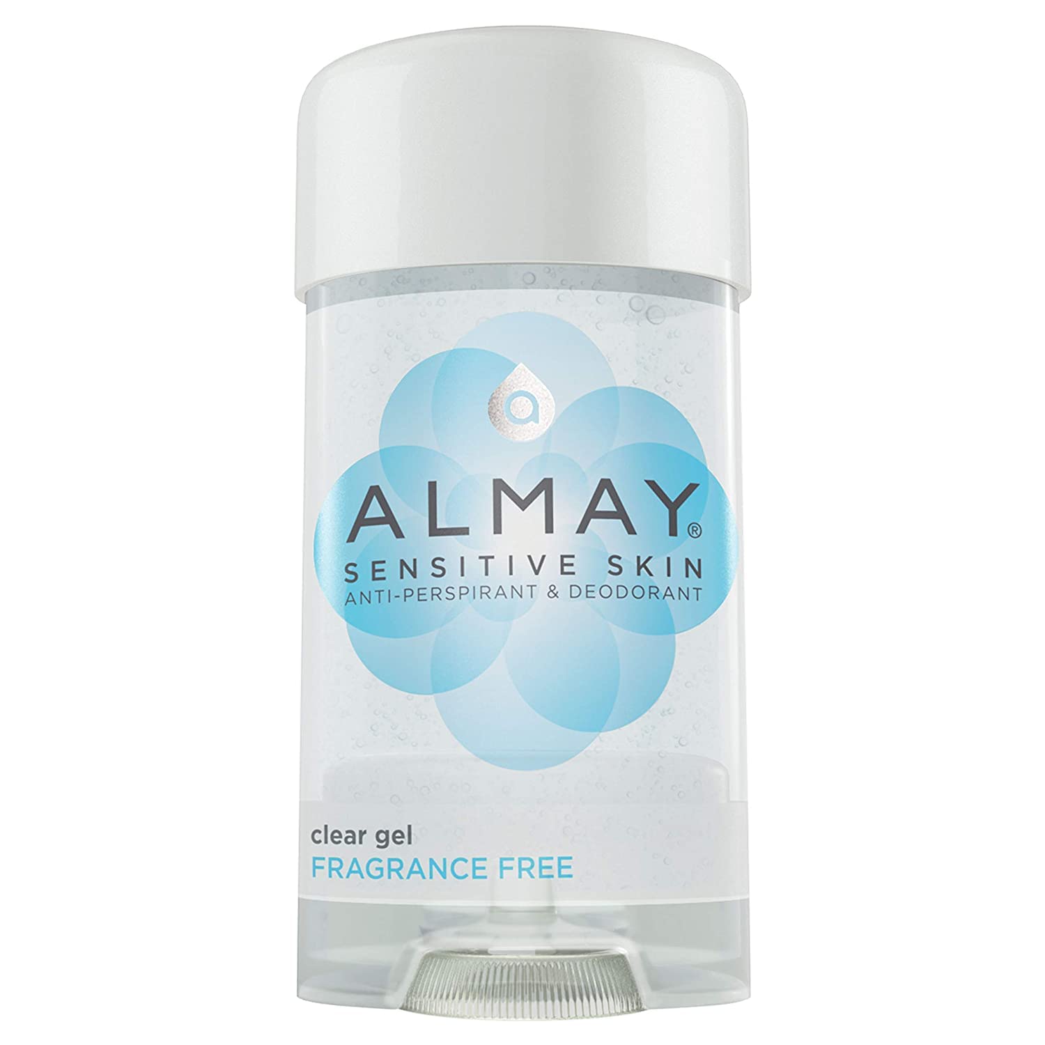 Almay Sensitive Skin Clear Gel Anti-Perspirant & Deodorant, Fragrance Free, 2.25 Ounce