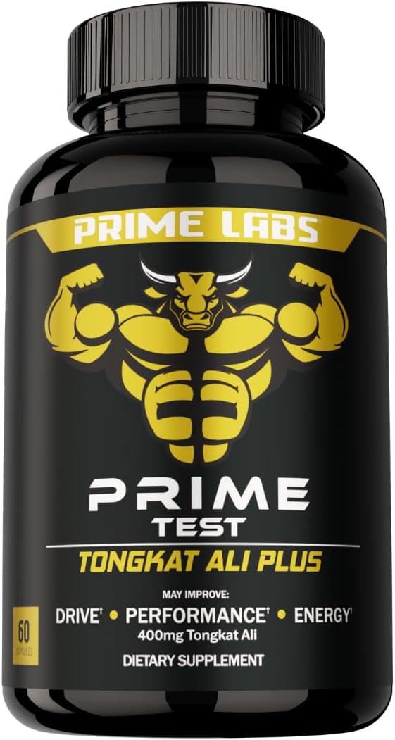 Prime Labs Tongkat Ali for Men with Black Maca Root & Tribulus Terrestris
