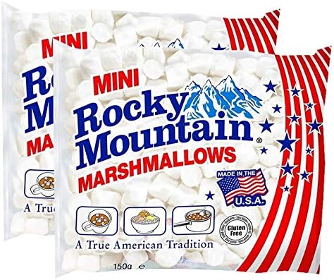 Rocky Mountain - Original Mini Marshmallows - 150 g, Pack of 2 (2 x 150 g)