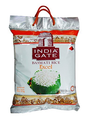 India Gate - White Basmati Rice - Excel, 10 Pound by India Gate