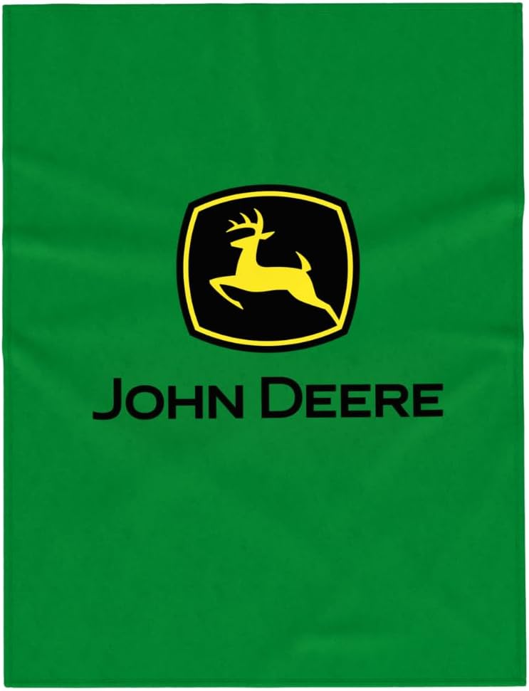 Franco Collectibles John Deere Bedding Super Soft Cozy Plush Throw, 46 in x 60 in, (Officially Licensed Product)