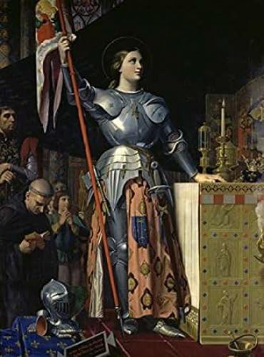 Posterazzi Joan of Arc at the Coronation of Charles VII Poster Print by Jean Auguste Dominique Ingres, (11 x 14)